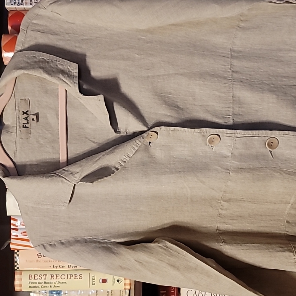 Flax Lightweight Button Up Jacket - image 2